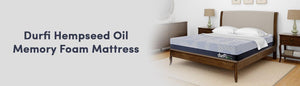 Durfi Hempseed Oil Memory Foam Mattress - Durfi Retail Pvt. Ltd.