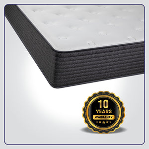 10 years warranty with durfi ortho flex hybrid mattress