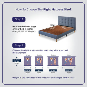 durfi mattress size guide