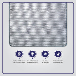 cotton candy memory foam mattress